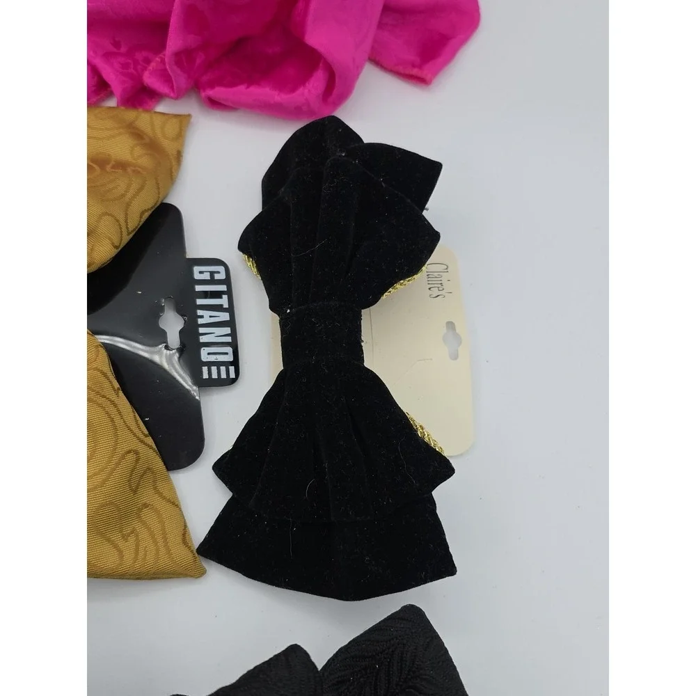 Vtg 1990's Hair Clip Bow‎ GOODY OVERSIZED Big Ruffle Bow NEW 8